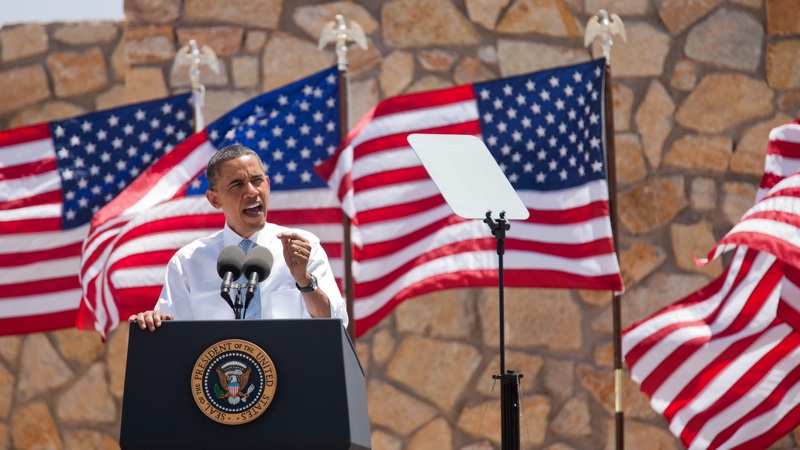 President Obama speaks in El Paso, TX on May 10, 2011.